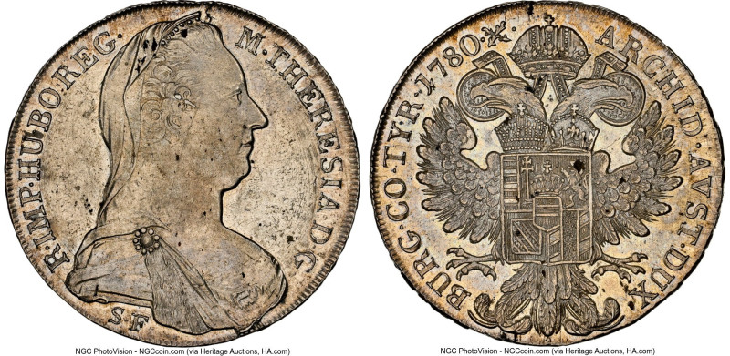Maria Theresa Taler 1780-Dated (1828-1841) MS61 NGC, Milan mint, Hafner-39b. HID...