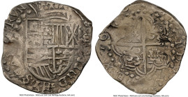 Philip III Cob 8 Reales 1620 XF Details (Saltwater Damage) NGC, Potosi mint, KM10, Cal-929. 26.16gm. With a partial but discernible date. HID098012420...
