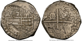 Philip IV Cob 8 Reales ND (1622-1648) P-T XF Details (Saltwater Damage) NGC, Potosi mint, KM19a. 26.81gm. HID09801242017 © 2023 Heritage Auctions | Al...