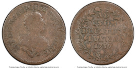 Maria Theresa 2 Liards 1757-(b) F12 Brown PCGS, Brussels mint, KM2. HID09801242017 © 2023 Heritage Auctions | All Rights Reserved