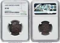 Karl XI Mark 1695 XF40 NGC, Stockholm mint, KM295. HID09801242017 © 2023 Heritage Auctions | All Rights Reserved