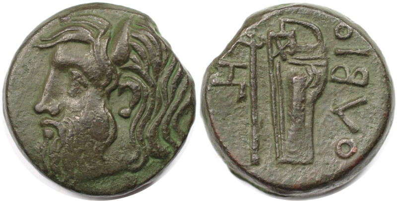 Griechische Münzen, BOSPORUS. Tetrahalk 300-280 v. Chr. 9,75 g. 21,0 mm. Vs.: Ko...