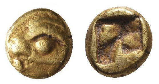 ASIA MINOR. Electrum. Ca. 625-550 BC. 
Condition: Very Fine

W :0.6gr
H :5mm