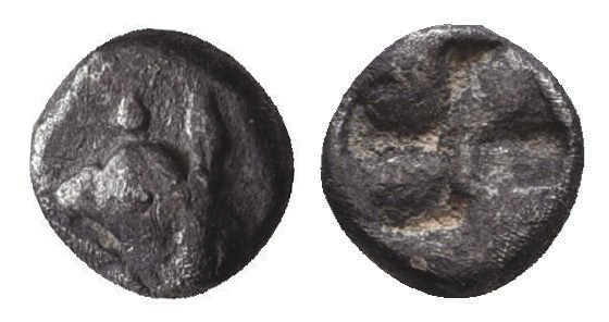 Greek Obols, Ca. 350-100 BC. AR.
Reference:
Condition: Very Fine
W :0.4gr
H ...
