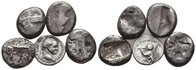 Lot of 5 Silver, Ca. 350-100 BC. AR.
Reference:
Condition: Very Fine
W :19.6g...