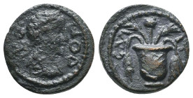 Roman Provincial Coins. Circa. 1st - 3rd Century. Ae.
Reference:
Condition: Very Fine
W :2.5gr
H :13.1mm