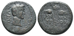 Roman Provincial Coins. Circa. 1st - 3rd Century. Ae.
Reference:
Condition: Very Fine
W :5.4gr
H :18.5mm