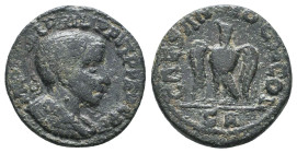 Roman Provincial Coins. Circa. 1st - 3rd Century. Ae.
Reference:
Condition: Very Fine
W :2.9gr
H :16.4mm