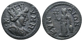 Roman Provincial Coins. Circa. 1st - 3rd Century. Ae.
Reference:
Condition: Very Fine
W :3gr
H :18.5mm