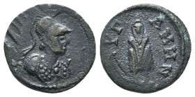 Roman Provincial Coins. Circa. 1st - 3rd Century. Ae.
Reference:
Condition: Very Fine
W :1.6gr
H :13.2mm