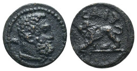 Roman Provincial Coins. Circa. 1st - 3rd Century. Ae.
Reference:
Condition: Very Fine
W :1.8 gr
H :12.7 mm