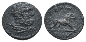 Roman Provincial Coins. Circa. 1st - 3rd Century. Ae.
Reference:
Condition: Very Fine
W :1.3 gr
H :116 mm