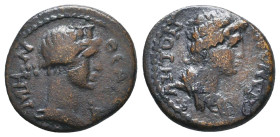 Roman Provincial Coins. Circa. 1st - 3rd Century. Ae.
Reference:
Condition: Very Fine
W :2.5 gr
H :15.6 mm