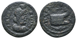 Roman Provincial Coins. Circa. 1st - 3rd Century. Ae.
Reference:
Condition: Very Fine
W :1.9 gr
H :14.3 mm