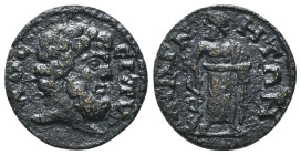 Roman Provincial Coins. Circa. 1st - 3rd Century. Ae.
Reference:
Condition: Very Fine
W :3.9 gr
H :17.8 mm