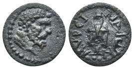 Roman Provincial Coins. Circa. 1st - 3rd Century. Ae.
Reference:
Condition: Very Fine
W :1.6 gr
H :13.4 mm