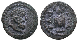 Roman Provincial Coins. Circa. 1st - 3rd Century. Ae.
Reference:
Condition: Very Fine
W :2.1 gr
H :13.5 mm