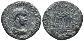 Roman Provincial Coins. Circa. 1st - 3rd Century. Ae.
Reference:
Condition: Very Fine
W :12.6 gr
H :26.5 mm