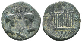 Roman Provincial Coins. Circa. 1st - 3rd Century. Ae.
Reference:
Condition: Very Fine
W :3.2 gr
H :16.8 mm