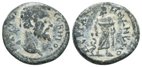 Roman Provincial Coins. Circa. 1st - 3rd Century. AE.
Reference:
Condition: Very Fine
W :3.7gr
H :18.4mm