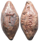 Roman Legion Lead Slings. Ae. Circa, 1st - 4th Century.
Reference:
Condition: Very Fine
W :39.7gr
H :34.3mm