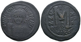 Byzantine Coins. Ae. Circa, 7th - 11th Century.
Reference:
Condition: Very Fine
W :21.2gr
H :38.2mm