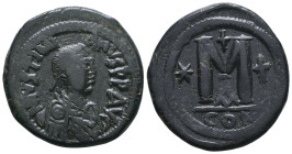 Byzantine Coins. Ae. Circa, 7th - 11th Century.
Reference:
Condition: Very Fine
W :17gr
H :30.3mm