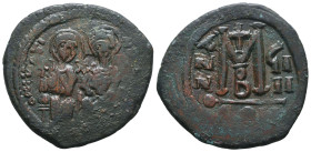 Byzantine Coins. Ae. Circa, 7th - 11th Century.
Reference:
Condition: Very Fine
W :13.2gr
H :31.3mm