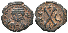 Byzantine Coins. Ae. Circa, 7th - 11th Century.
Reference:
Condition: Very Fine
W :3.4gr
H :18.1mm