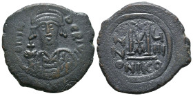 Byzantine Coins. Ae. Circa, 7th - 11th Century.
Reference:
Condition: Very Fine
W :11.2gr
H :29.2mm