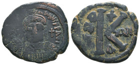 Byzantine Coins. Ae. Circa, 7th - 11th Century.
Reference:
Condition: Very Fine
W :10.1gr
H :26.1mm