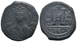 Byzantine Coins. Ae. Circa, 7th - 11th Century.
Reference:
Condition: Very Fine
W :11.3gr
H :27.9mm