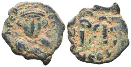 Byzantine Coins. Ae. Circa, 7th - 11th Century.
Reference:
Condition: Very Fine
W :4.6gr
H :21.7mm