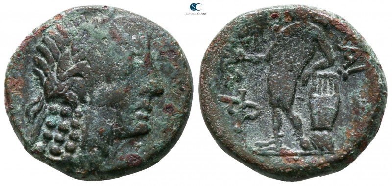 Sicily. Alaisa Archonidea circa 200 BC. 
Bronze Æ

17mm., 5,13g.



nearl...