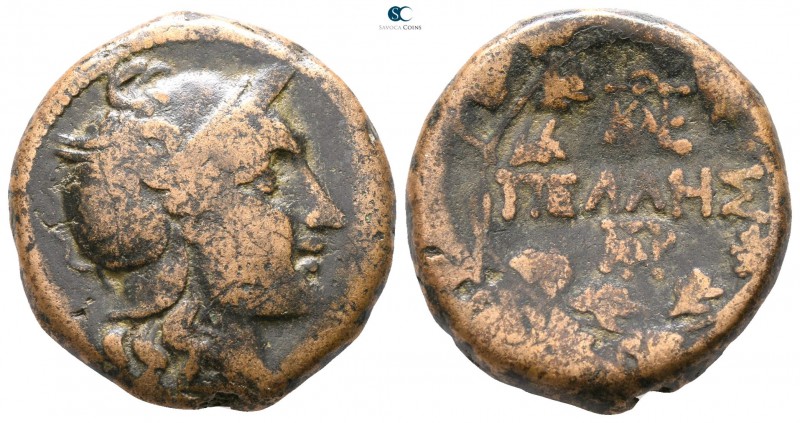 Macedon. Pella 187-31 BC. 
Bronze Æ

19mm., 10,93g.



very fine