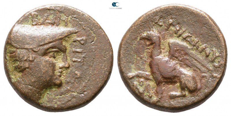 Thrace. Abdera 250-150 BC. 
Dichalkon Æ

14mm., 3,09g.



very fine