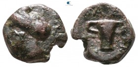 Thrace. Adhyras circa 380 BC. Bronze Æ