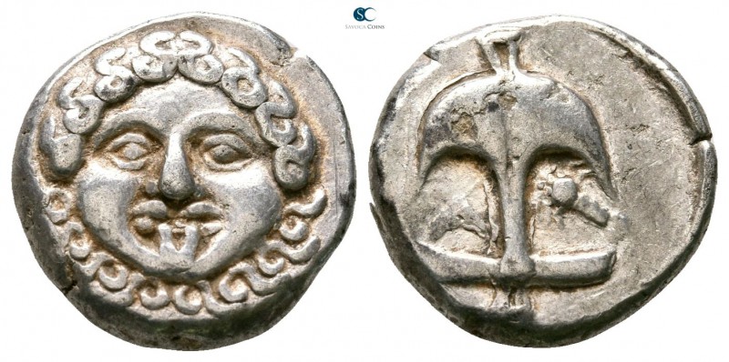 Thrace. Apollonia Pontica circa 420-300 BC. 
Drachm AR

13mm., 2,86g.



...