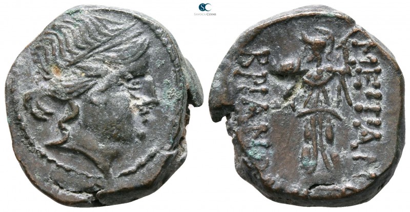 Thrace. Mesembria 196-115 BC. 
Bronze Æ

18mm., 8,62g.



very fine