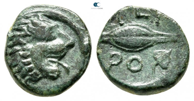 The Thracian Chersonese. Chersonesos 386-309 BC. 
Bronze Æ

11mm., 1,20g.

...