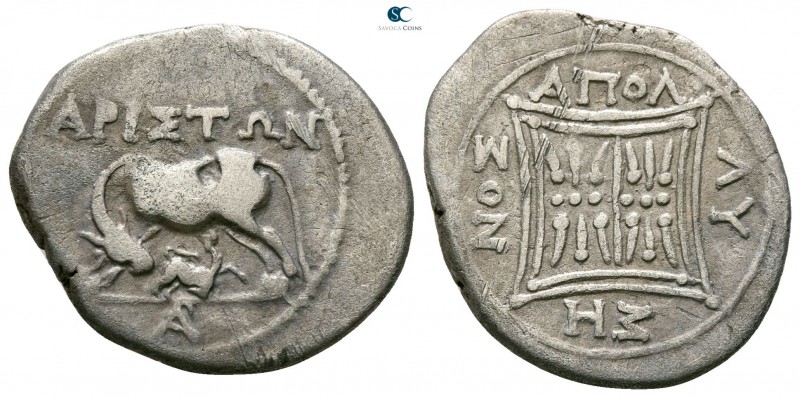 Illyria. Apollonia circa 229-100 BC. 
Victoriatus AR

19mm., 3,16g.



ve...