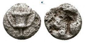 Cyclades. Naxos circa 520-470 BC. Tetartemorion AR