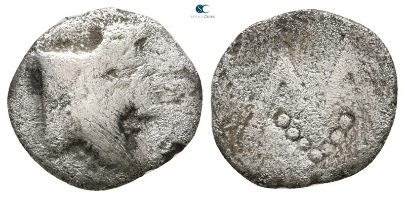 Akarnania. Akarnanian League circa 350-320 BC. 
Hemidrachm AR

13mm., 1,32g....