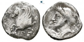 Akarnania. Anaktorion circa 330-300 BC. Hemidrachm AR