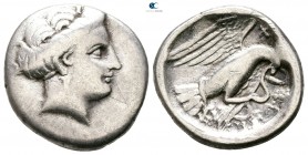 Euboea. Chalkis 338-308 BC. Drachm AR