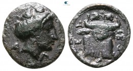 Euboea. Euboian League circa 357-338 BC. Bronze Æ