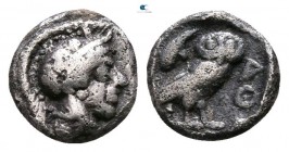 Attica. Athens circa 454-404 BC. Hemiobol AR