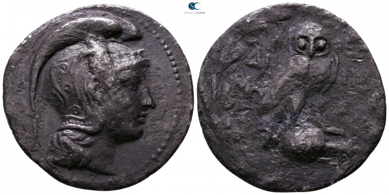 Attica. Athens circa 186-147 BC. 
Tetradrachm AR. New Style coinage

30mm., 1...