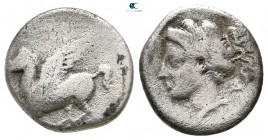 Corinthia. Corinth circa 350-300 BC. Drachm AR