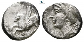 Corinthia. Corinth 345-307 BC. Drachm AR